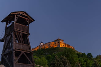 Sümegi vár a kék órában