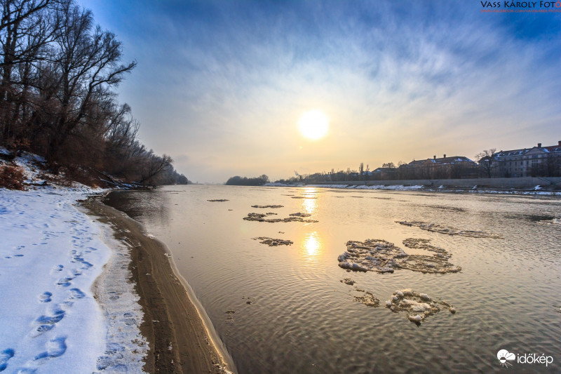 Jégvilág a Tiszán