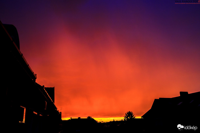 Zivataros naplemente