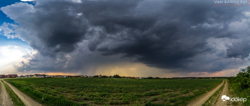 Zivatar a láthatáron