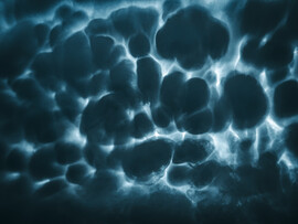 Mammatus felhők Zalaegerszeg felett