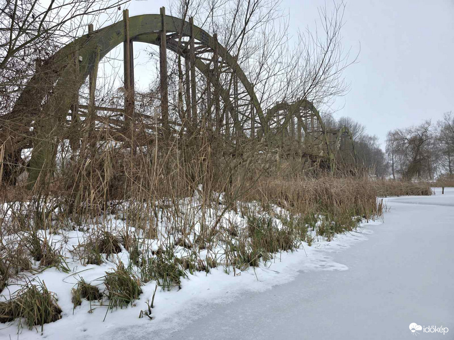 Befagyott Kis-Balaton