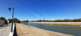 Szolnok Tisza meder.