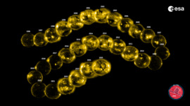 ESA/NASA fotó; SOHO közel 30 éve figyeli a Napot.