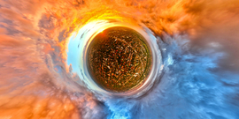 Káprázatos napkelte gömbpanorámán