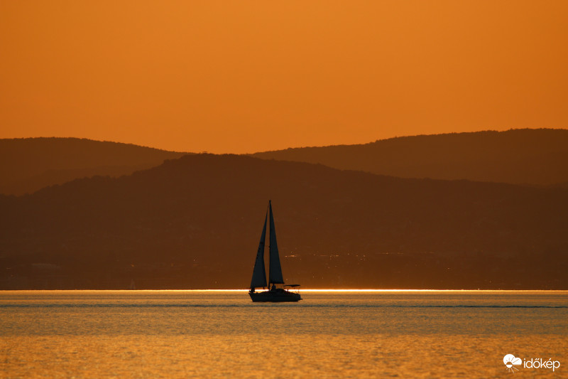 Siófokról Füred irányába