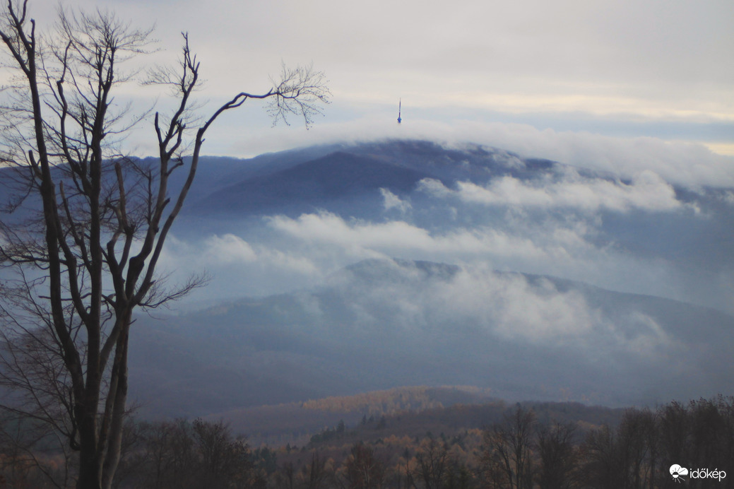 Galya-tetőről a Kékestető