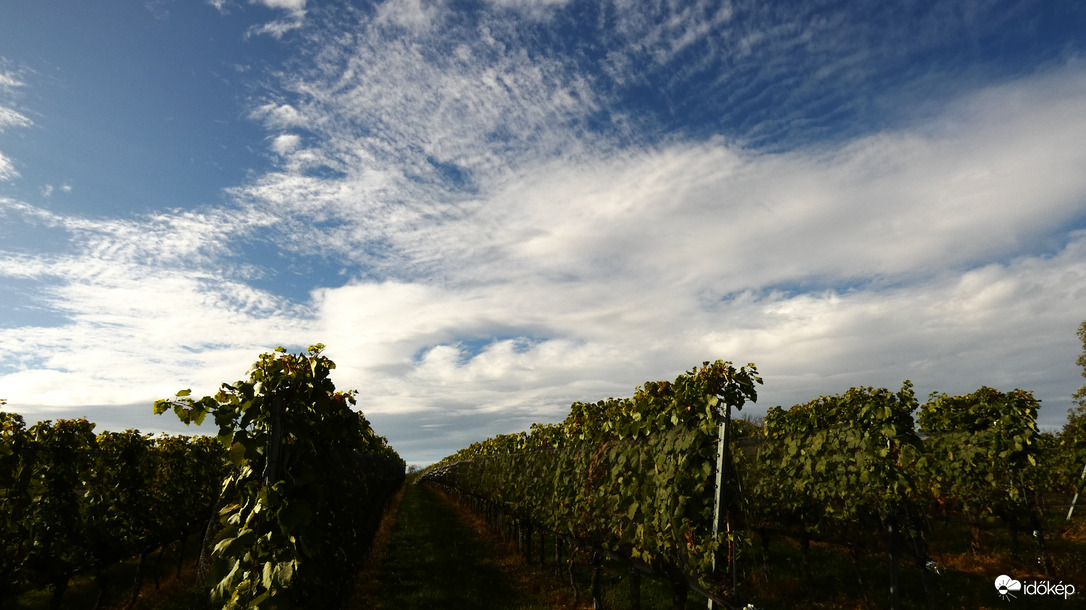 Szőlősorok, Kelvin-Helmholtz felhővel
