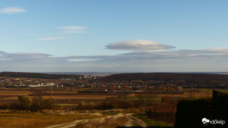 "UFO" a Fertő-tó felett