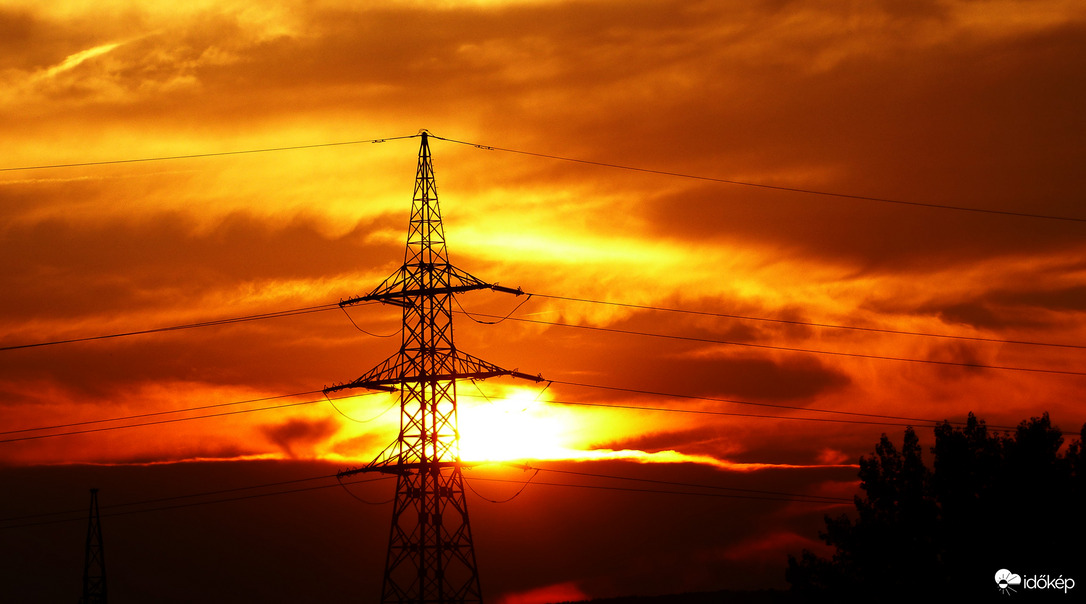 Távvezeték oszlopának rivaldája