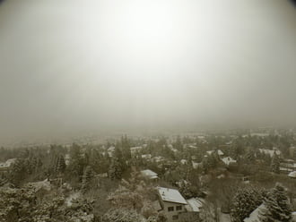 Karácsonyi hó -Sopronban