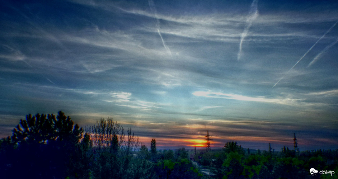 Naplemente - kékben