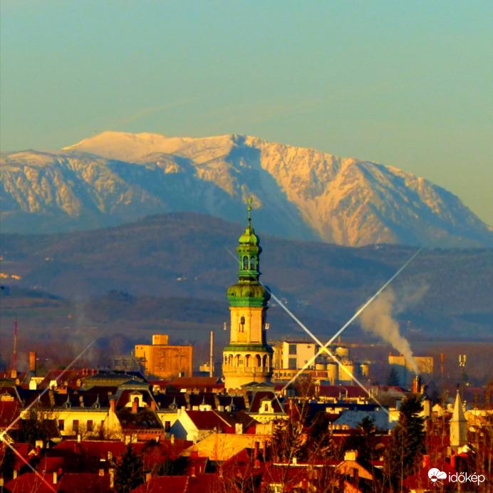 Sopron, és a Schneeberg (A)