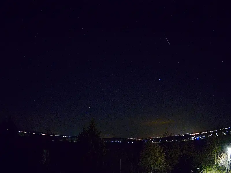 Quadrantidák Balatonszemesről