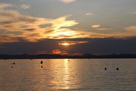 Balatonlellei naplemente
