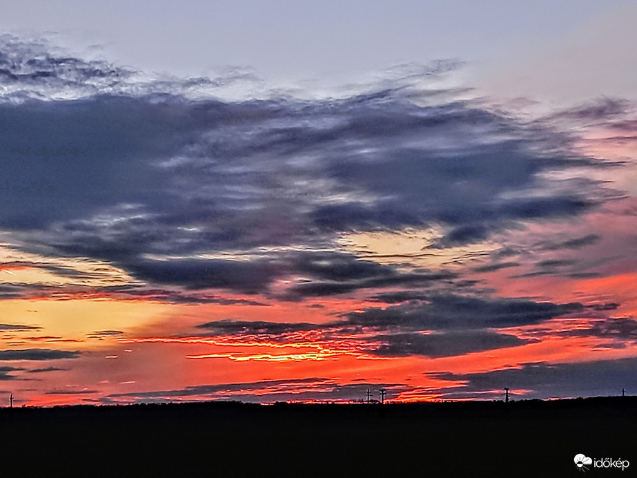 Színes búcsú a naptól. 