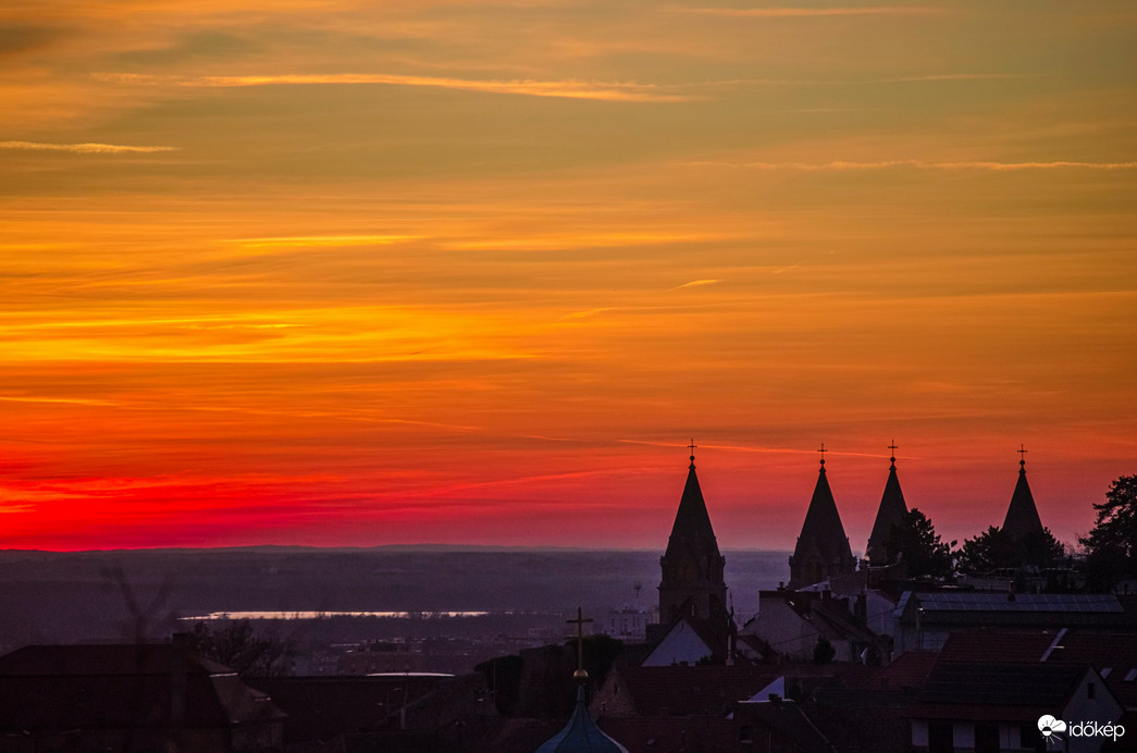 Pécs- Színes alkonyat!