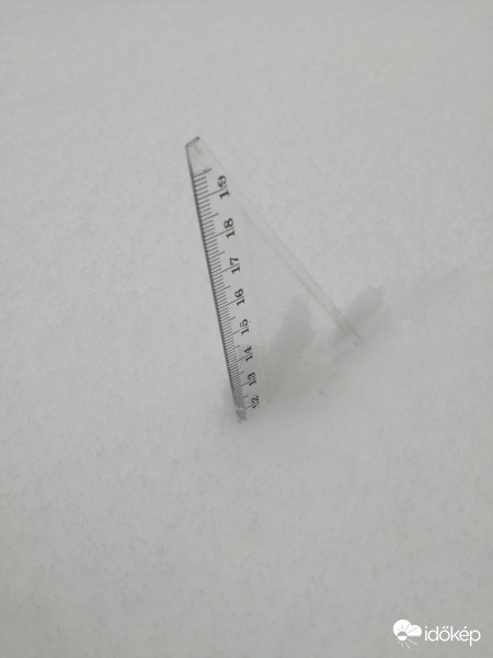 Dunakeszi, 12cm hó