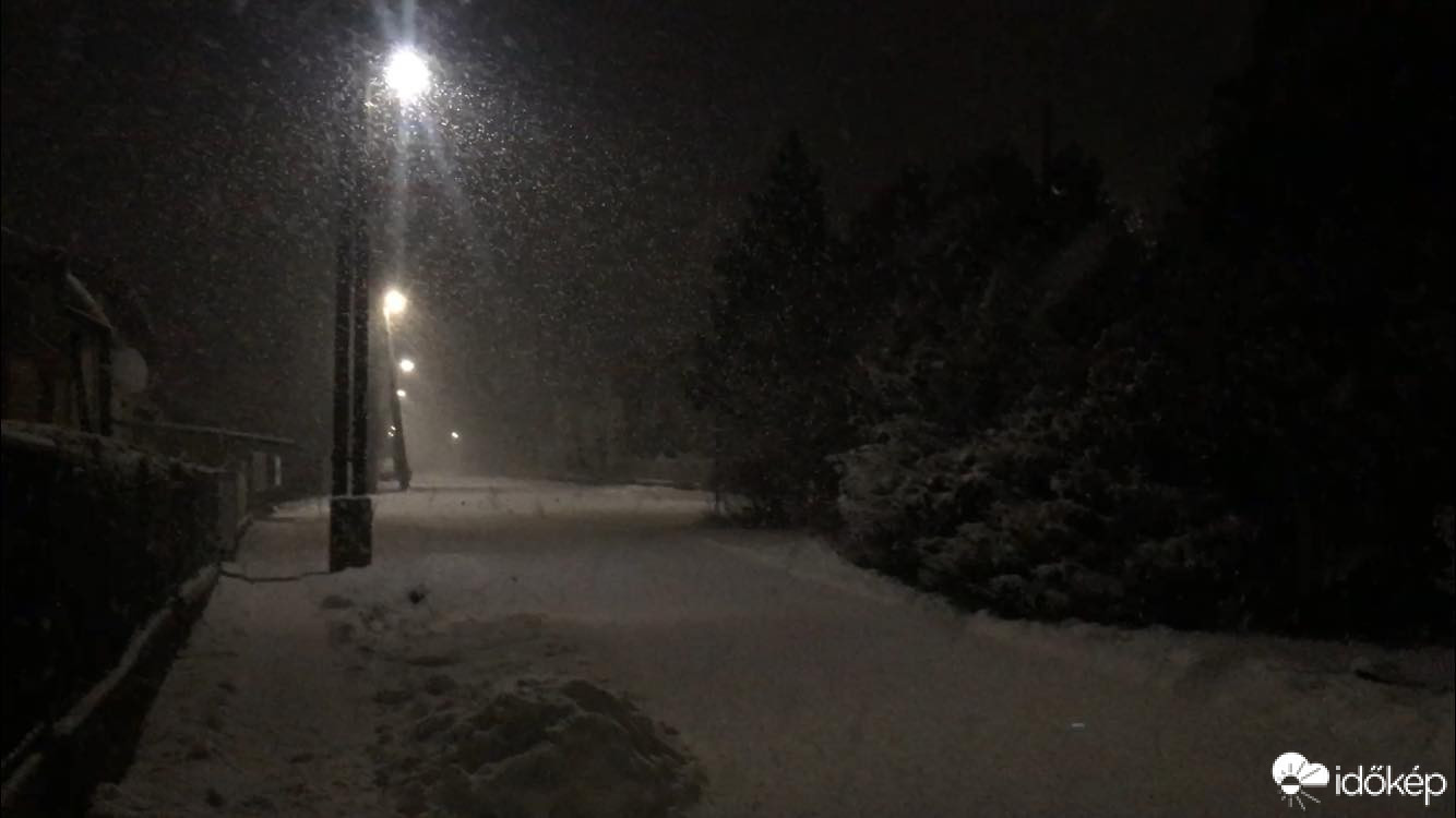 Hózápor Tiszalökön