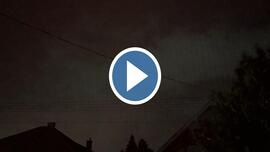 Szombat esti vihar kezdete