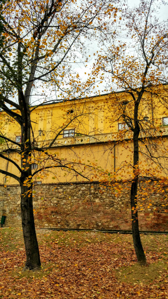 Barbakánkert, ősz