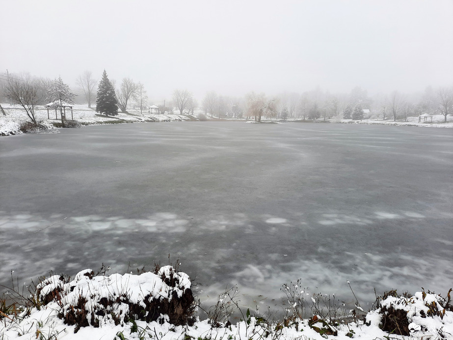 Befagyott a Bodai tó