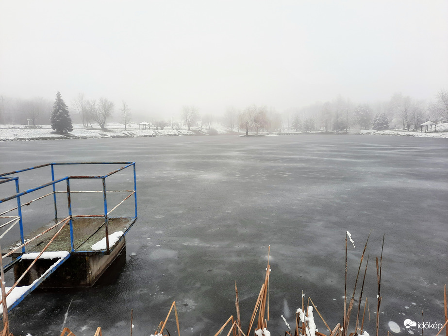 Befagyott a Bodai tó