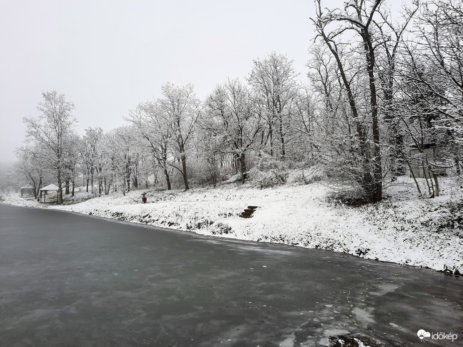 Befagyott a Bodai tó