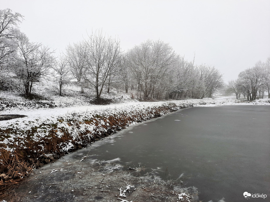 Befagyott a Bodai tó