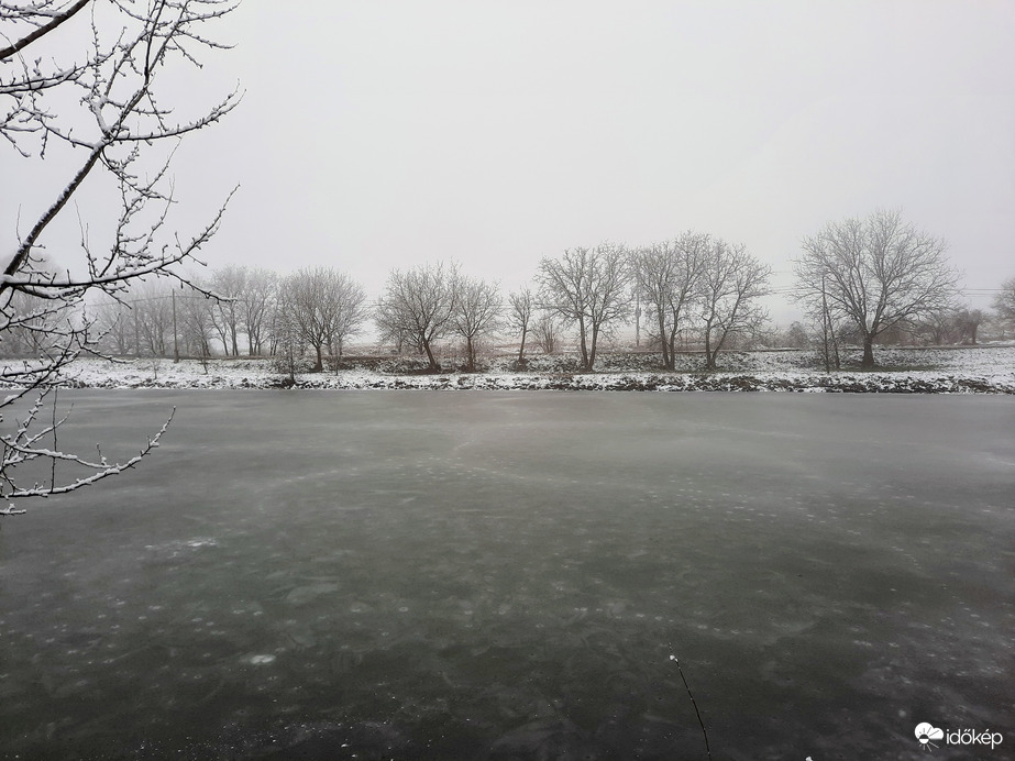 Befagyott a Bodai tó