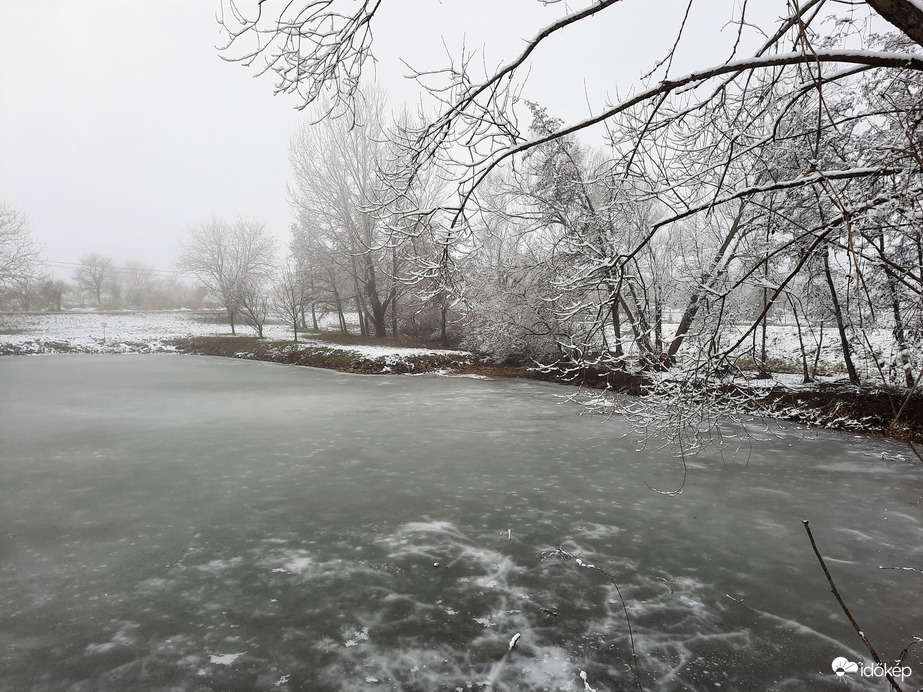 Befagyott a Bodai tó
