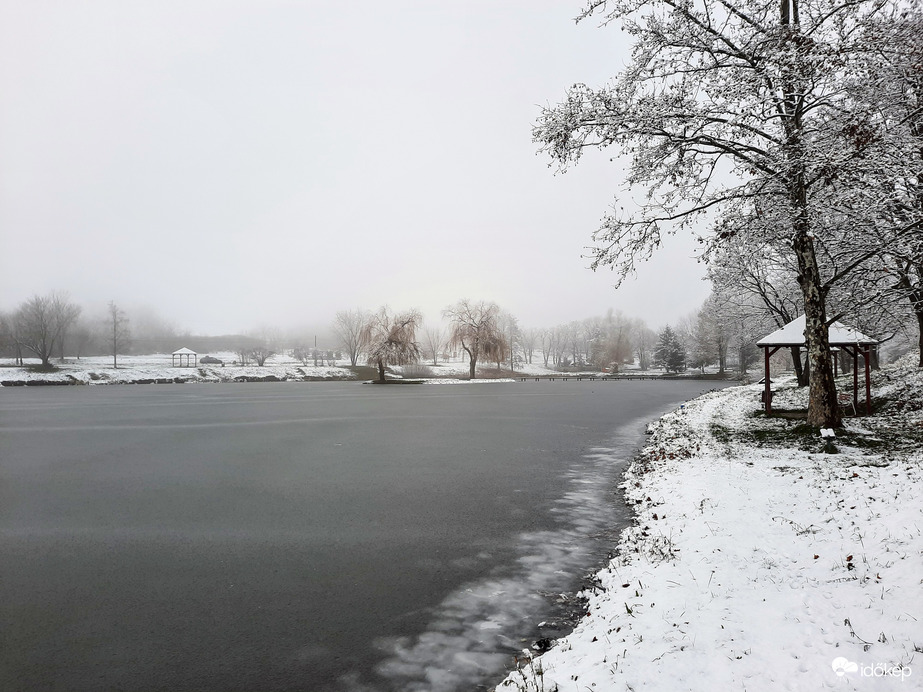 Befagyott a Bodai tó