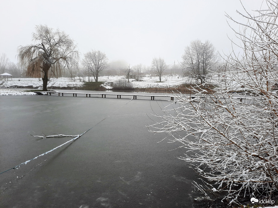 Befagyott a Bodai tó
