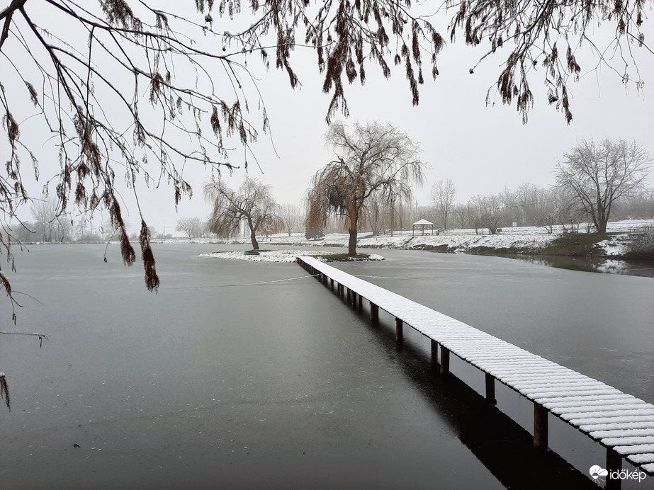 Befagyott a Bodai tó