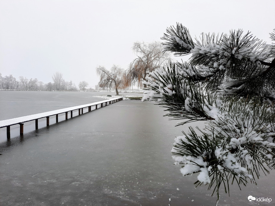 Befagyott a Bodai tó