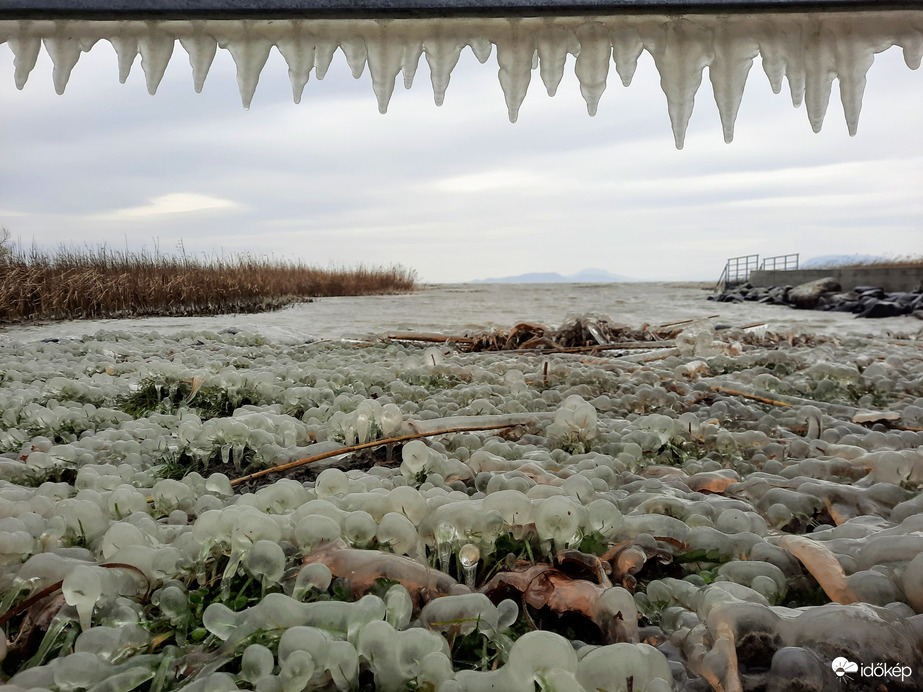 Jeges csodavilág Balatonfenyvesen