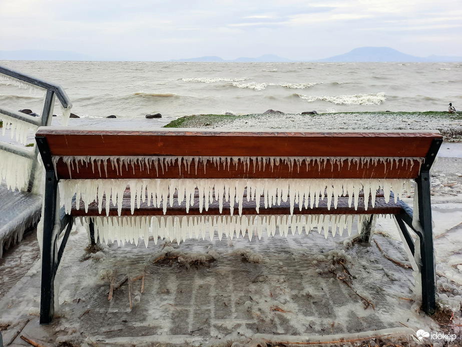 Jeges csodavilág Balatonfenyvesen
