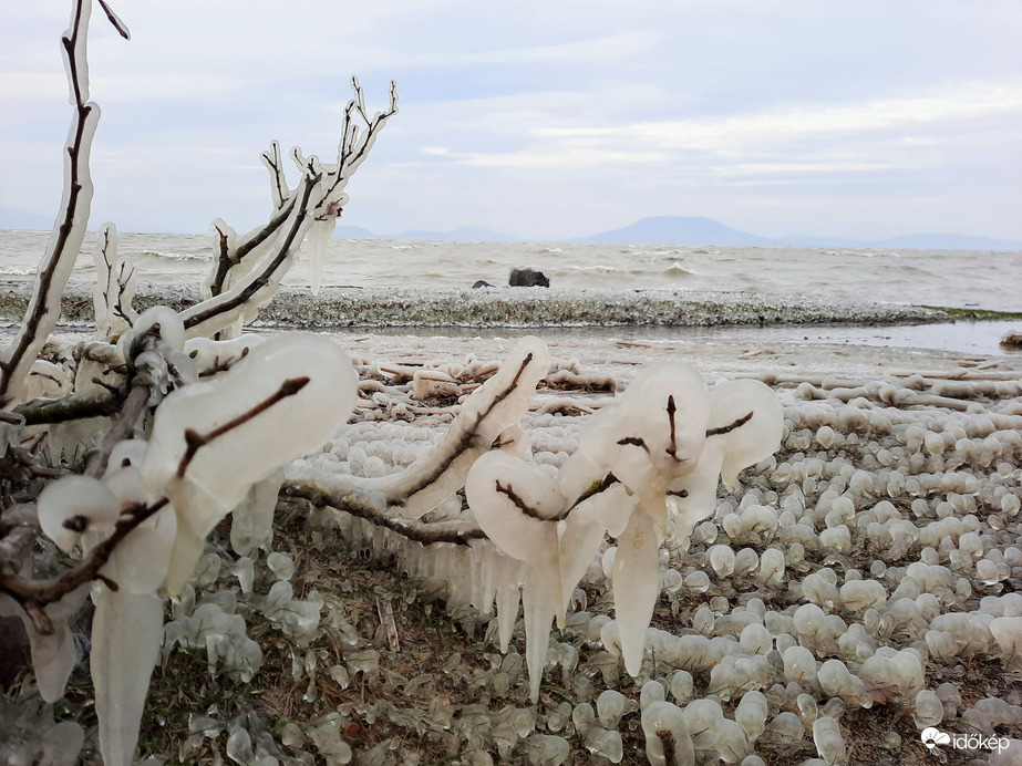 Jeges csodavilág Balatonfenyvesen