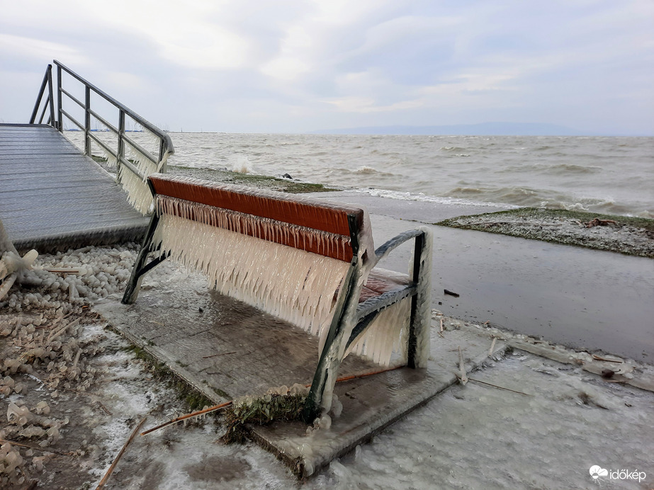 Jeges csodavilág Balatonfenyvesen