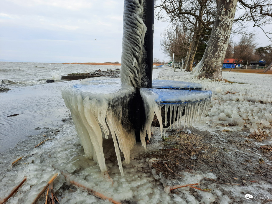 Jeges csodavilág Balatonfenyvesen