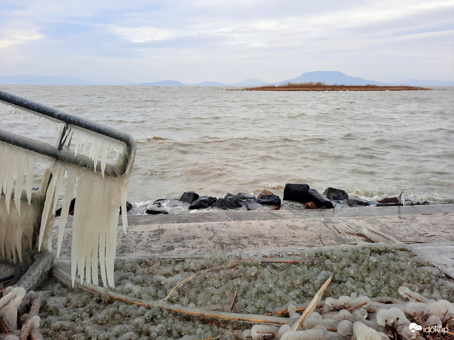 Jeges csodavilág Balatonfenyvesen