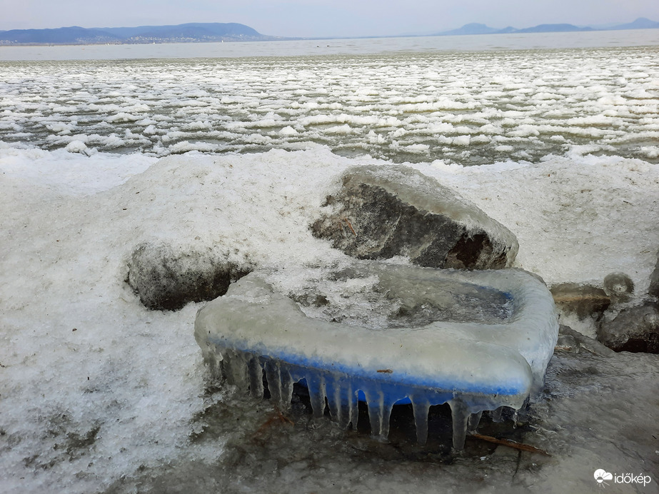 Balatonmáriafürdő jégbirodalom