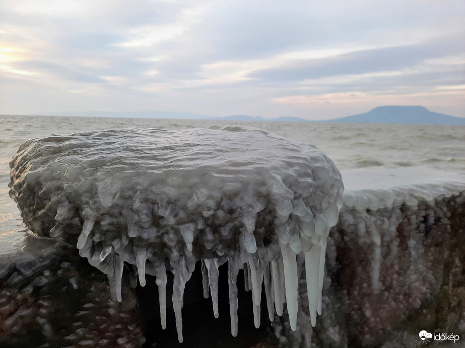 Jégbe zárt világ Fonyódon