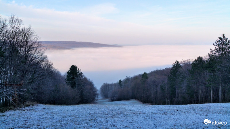 Ködpaplan a Pécsi Sípályán