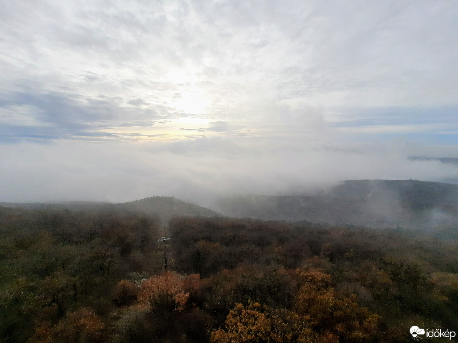 Ködpaplan a Mecsekből