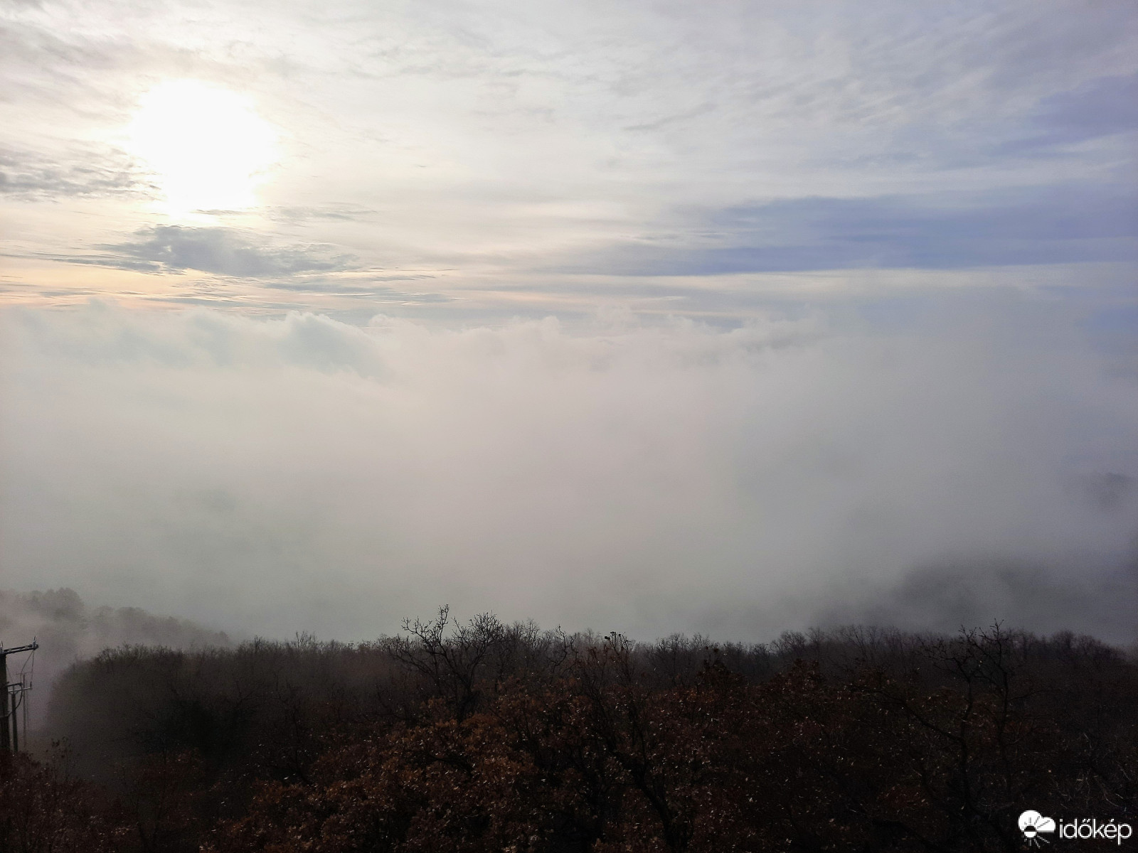Ködpaplan a Mecsekből