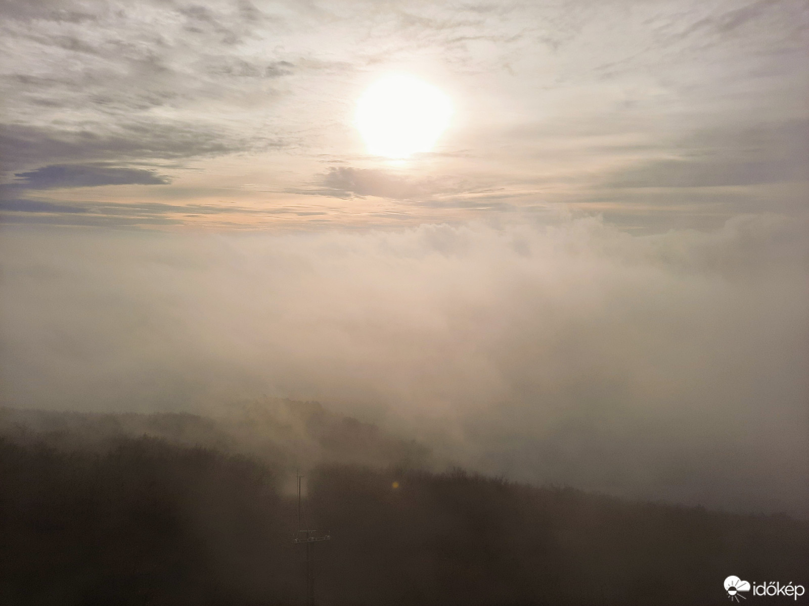 Ködpaplan a Mecsekből