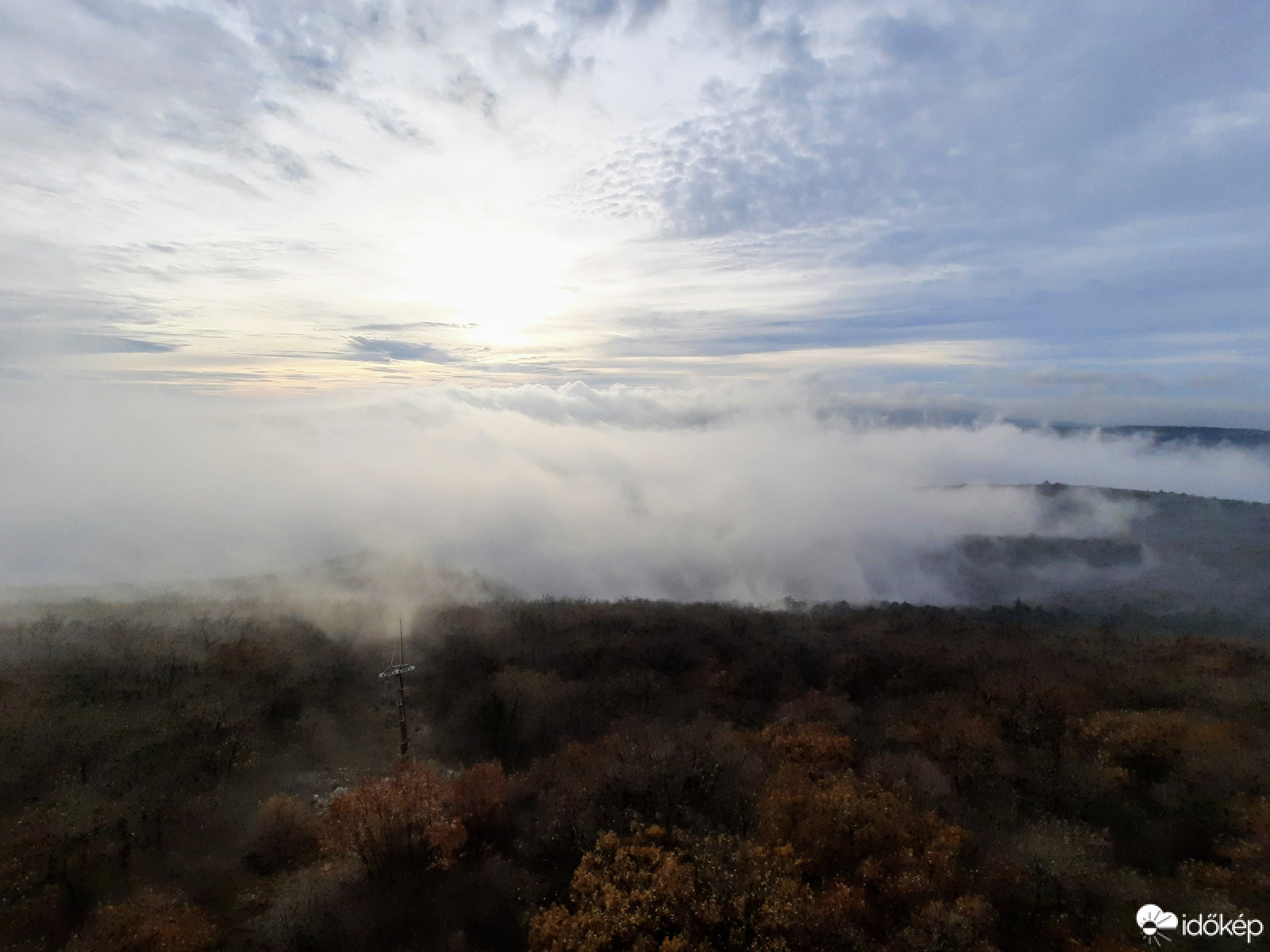 Ködpaplan a Mecsekből