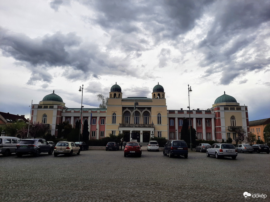 Zivatarfelhő Mohács felett