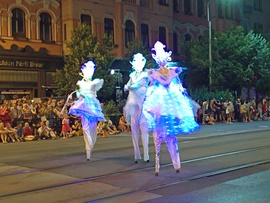 Virágkarnevál esti felvonulás, Debrecen 2024. 